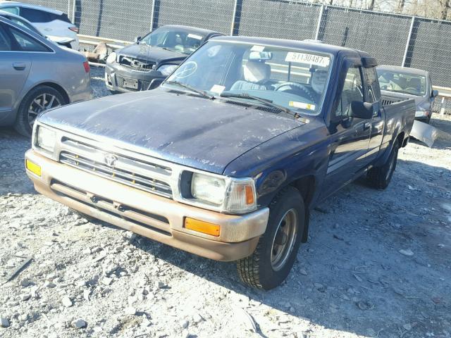 JT4RN93PXR5094653 - 1994 TOYOTA PICKUP 1/2 BLUE photo 2