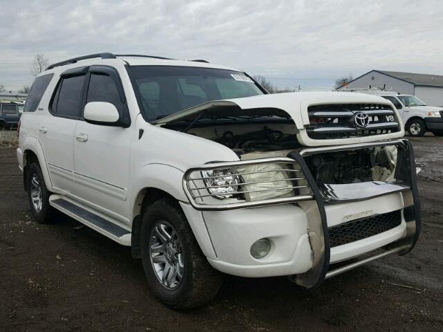 5TDZT38A74S208487 - 2004 TOYOTA SEQUOIA LI WHITE photo 1