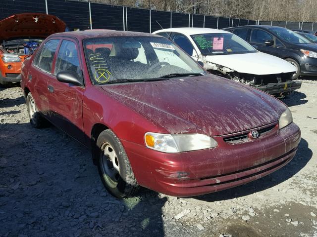 2T1BR12E9YC373942 - 2000 TOYOTA COROLLA VE RED photo 1