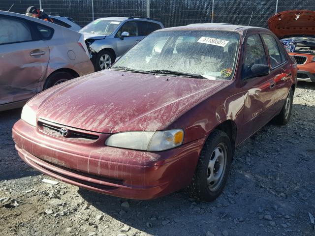 2T1BR12E9YC373942 - 2000 TOYOTA COROLLA VE RED photo 2