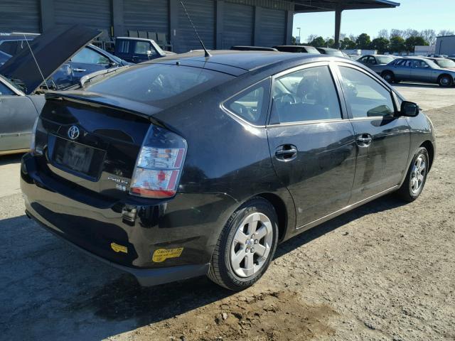 JTDKB20U540048598 - 2004 TOYOTA PRIUS BLACK photo 4