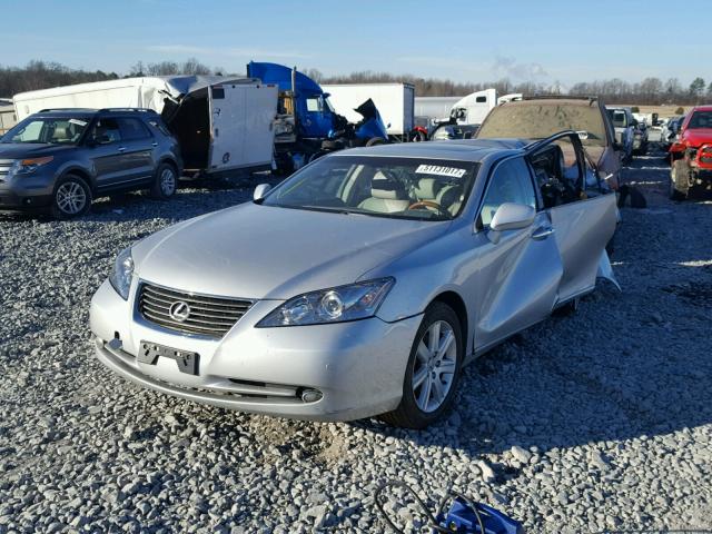 JTHBJ46G572059947 - 2007 LEXUS ES 350 SILVER photo 2