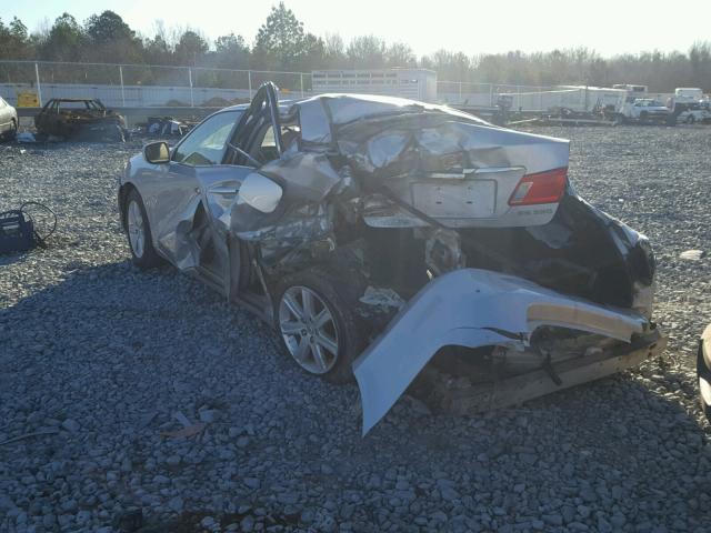 JTHBJ46G572059947 - 2007 LEXUS ES 350 SILVER photo 3