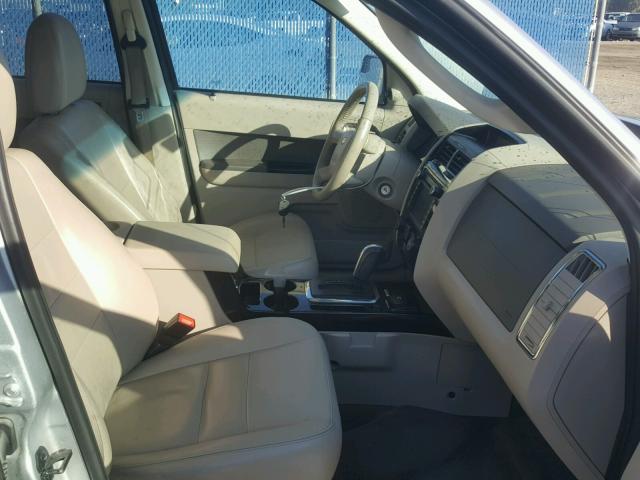1FMCU4K37AKB92888 - 2010 FORD ESCAPE HYB SILVER photo 5