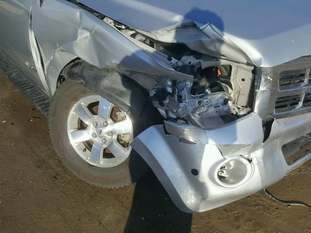 1FMCU4K37AKB92888 - 2010 FORD ESCAPE HYB SILVER photo 9