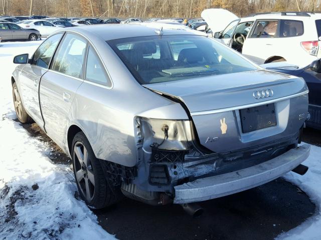 WAUDH74F38N164453 - 2008 AUDI A6 3.2 QUA SILVER photo 3