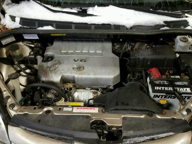 5TDZK23C07S028374 - 2007 TOYOTA SIENNA CE TAN photo 7