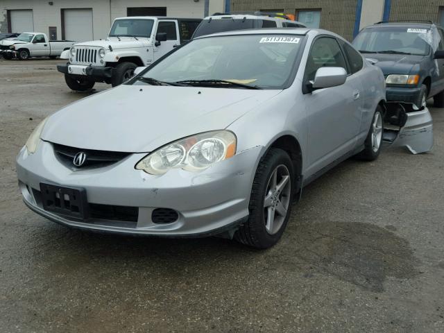 JH4DC53834S014586 - 2004 ACURA RSX SILVER photo 2