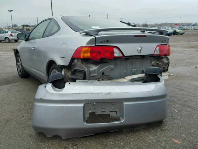 JH4DC53834S014586 - 2004 ACURA RSX SILVER photo 3