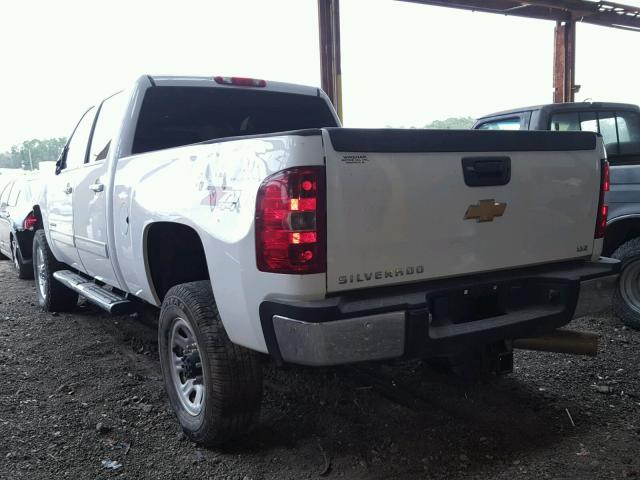 1GC1KYE83EF140818 - 2014 CHEVROLET SILVERADO WHITE photo 3