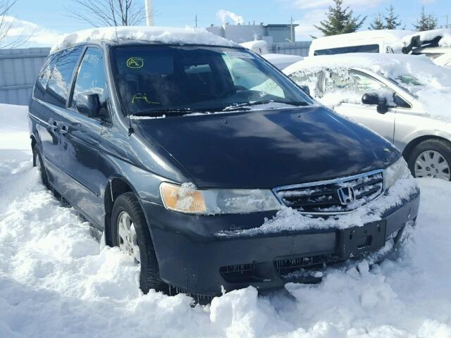 2HKRL18624H006839 - 2004 HONDA ODYSSEY EX GREEN photo 1