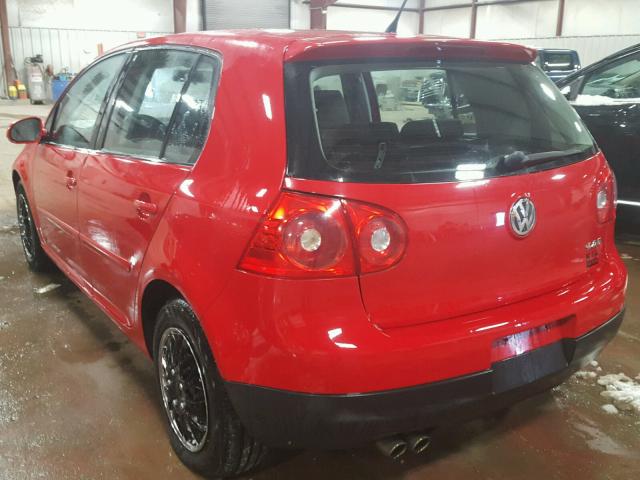 WVWDA71K28W094253 - 2008 VOLKSWAGEN RABBIT RED photo 3