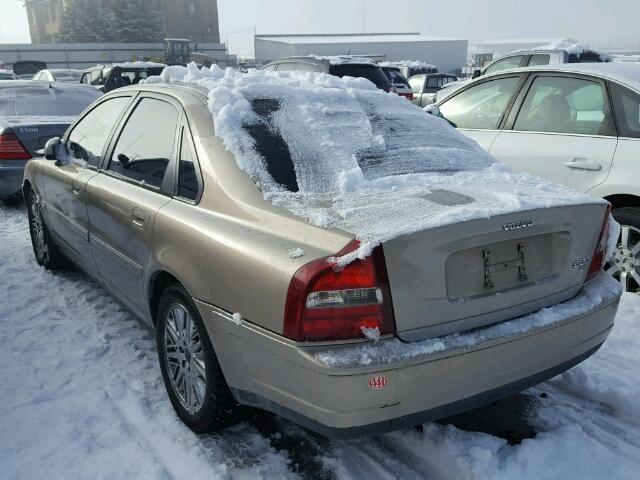 YV1TS92D421268133 - 2002 VOLVO S80 TAN photo 3