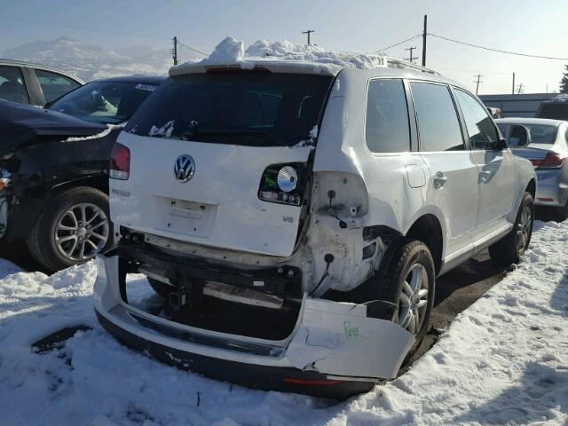 WVGBE77L68D032454 - 2008 VOLKSWAGEN TOUAREG 2 WHITE photo 4