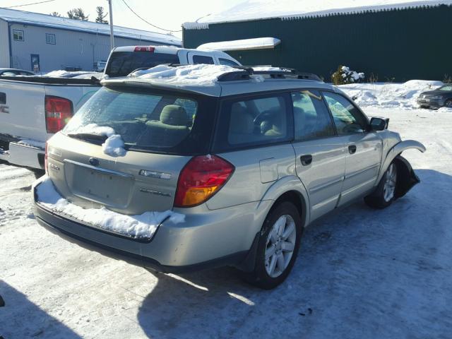 4S4BP61CX67313200 - 2006 SUBARU LEGACY OUT GREEN photo 4