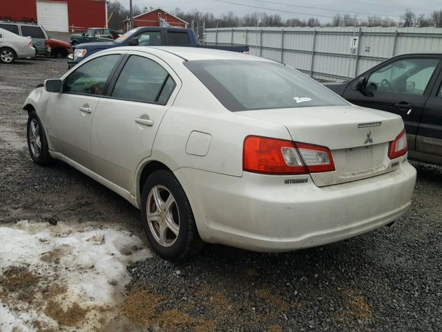 4A3AB36F39E010367 - 2009 MITSUBISHI GALANT ES CREAM photo 3