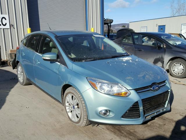 1FAHP3M22CL287085 - 2012 FORD FOCUS SEL GREEN photo 1