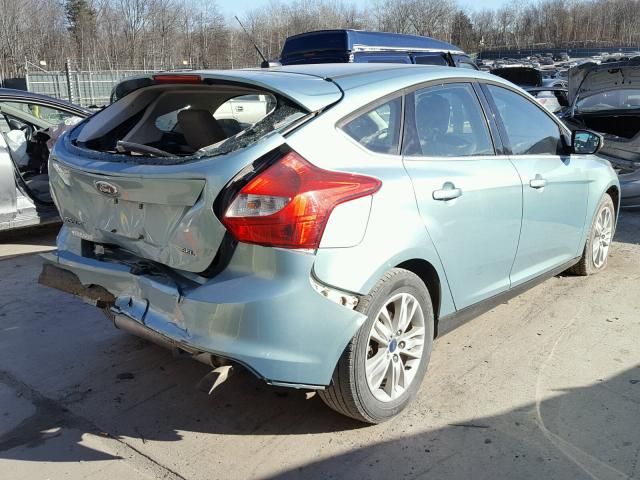 1FAHP3M22CL287085 - 2012 FORD FOCUS SEL GREEN photo 4