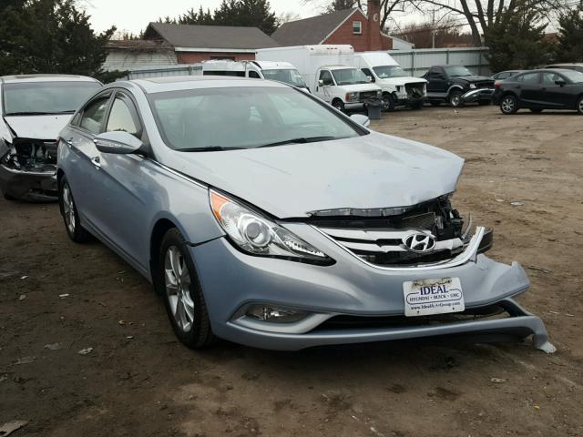 5NPEC4AC1DH792892 - 2013 HYUNDAI SONATA SE BLUE photo 1