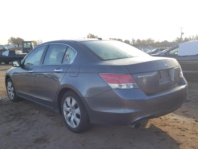 1HGCP368X8A037653 - 2008 HONDA ACCORD EXL GRAY photo 3