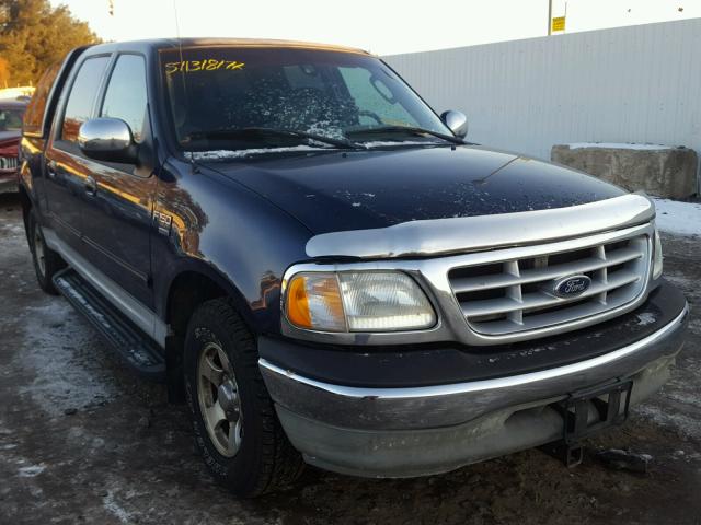 1FTRW07652KD16890 - 2002 FORD F150 SUPER BLUE photo 1