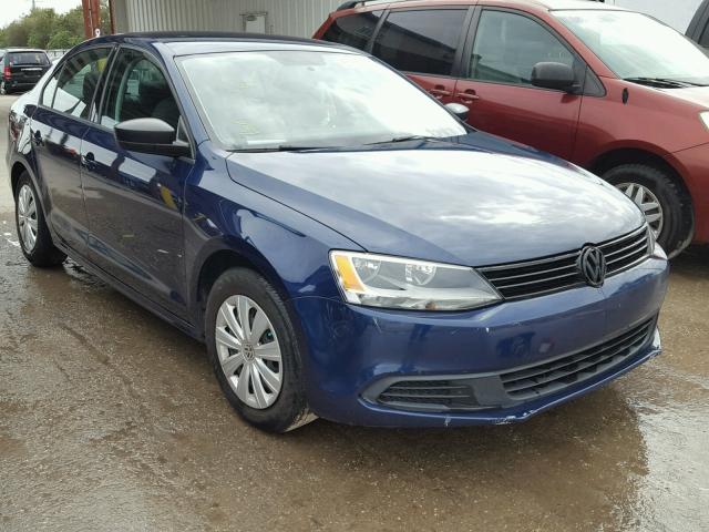 3VW2K7AJ1DM391260 - 2013 VOLKSWAGEN JETTA BASE 蓝色 照片 1