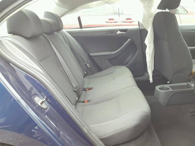 3VW2K7AJ1DM391260 - 2013 VOLKSWAGEN JETTA BASE 蓝色 照片 6