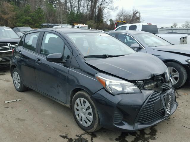 VNKKTUD30FA047597 - 2015 TOYOTA YARIS BLACK photo 1