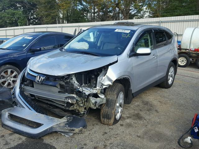 3CZRM3H56FG708037 - 2015 HONDA CR-V EX SILVER photo 2