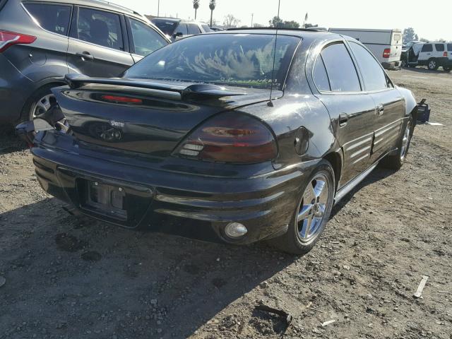 1G2NF52E22M639314 - 2002 PONTIAC GRAND AM S BLACK photo 4