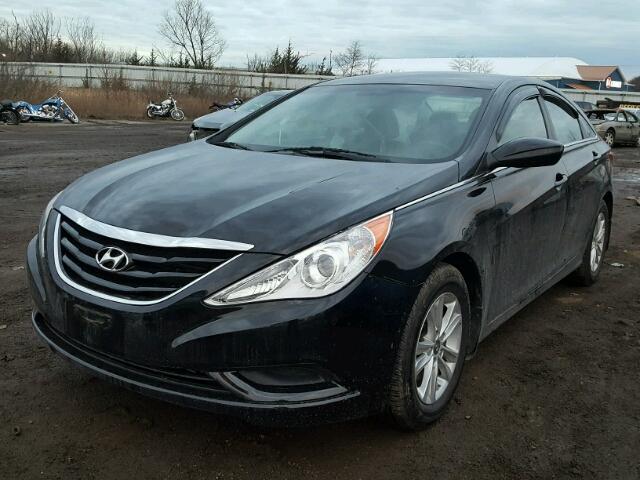 5NPEB4AC5BH133567 - 2011 HYUNDAI SONATA GLS BLACK photo 2