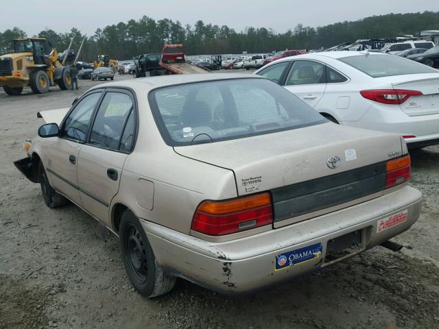 JT2AE09B5R0049064 - 1994 TOYOTA COROLLA LE GOLD photo 3