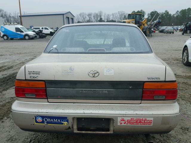 JT2AE09B5R0049064 - 1994 TOYOTA COROLLA LE GOLD photo 9