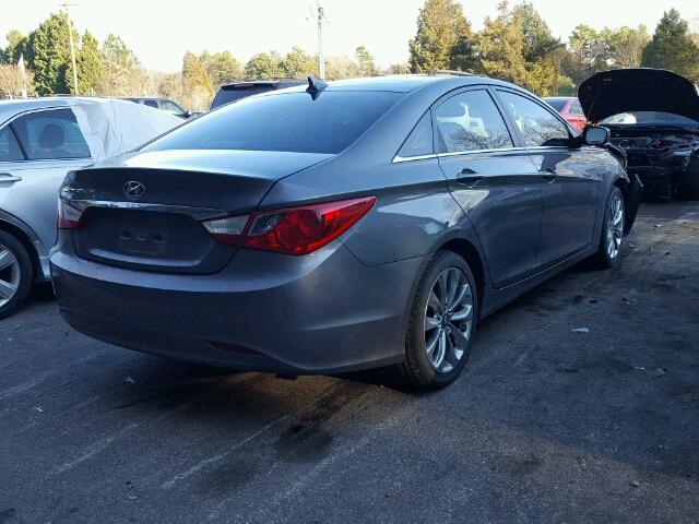 5NPEB4AC6BH256519 - 2011 HYUNDAI SONATA GLS GRAY photo 4