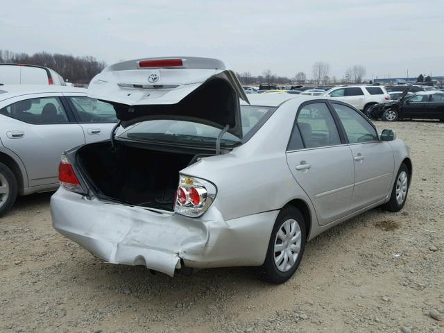 4T1BE32K85U500719 - 2005 TOYOTA CAMRY LE ნაცრისფერი ფოტო 4