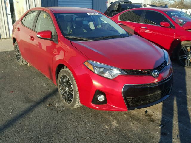 5YFBURHE5GP542311 - 2016 TOYOTA COROLLA L RED photo 1