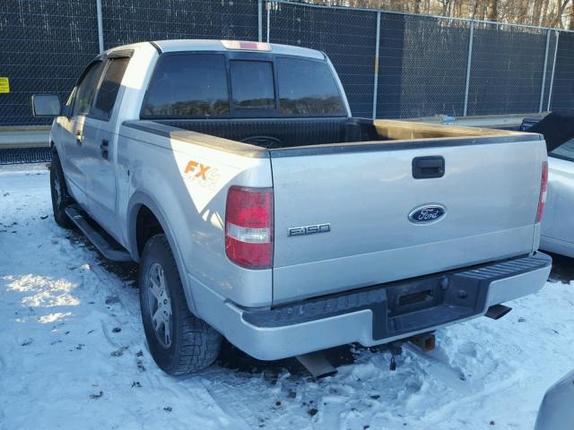 1FTPW14574KA99161 - 2004 FORD F150 SUPER SILVER photo 3