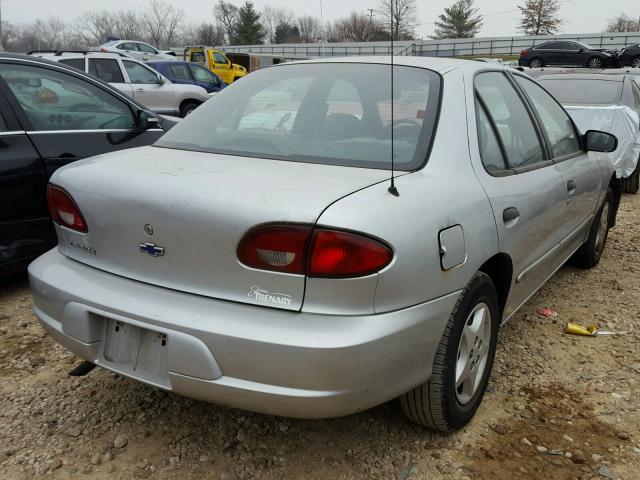 1G1JC524327418211 - 2002 CHEVROLET CAVALIER B SILVER photo 4