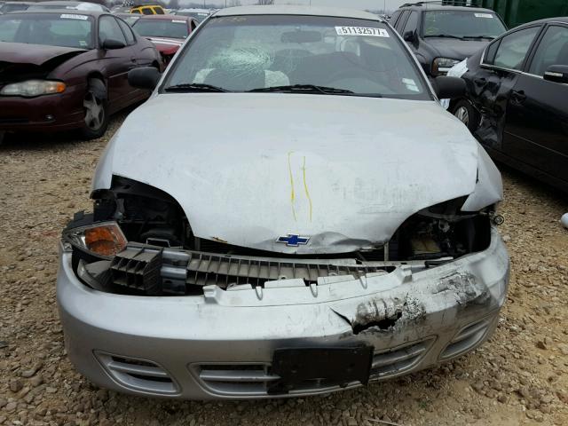 1G1JC524327418211 - 2002 CHEVROLET CAVALIER B SILVER photo 7