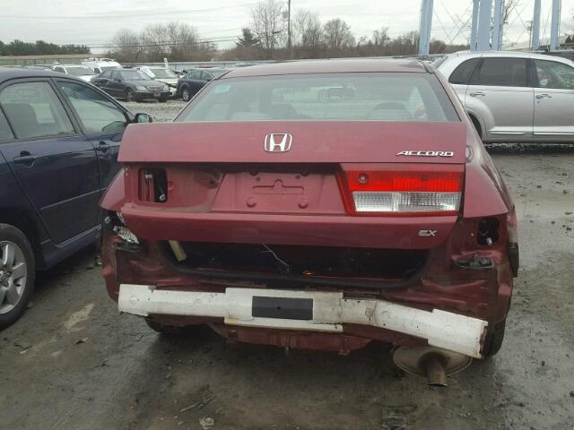 1HGCM56664A073689 - 2004 HONDA ACCORD EX MAROON photo 9