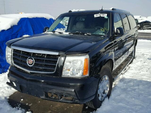 3GYFK66N55G227241 - 2005 CADILLAC ESCALADE E BLACK photo 2
