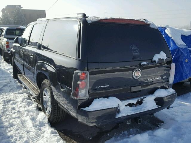 3GYFK66N55G227241 - 2005 CADILLAC ESCALADE E BLACK photo 3