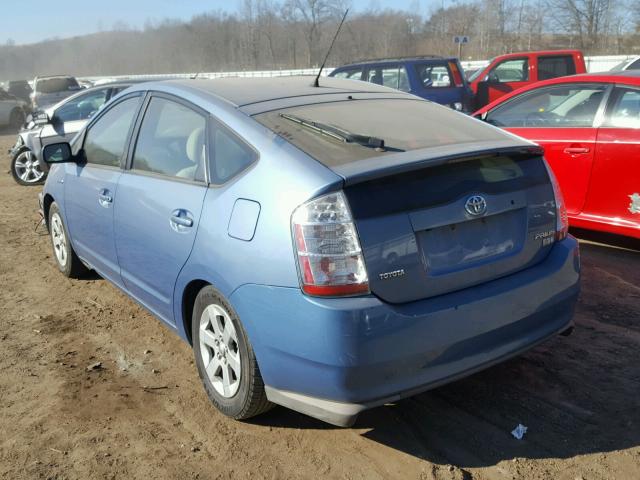 JTDKB20U997852675 - 2009 TOYOTA PRIUS BLUE photo 3