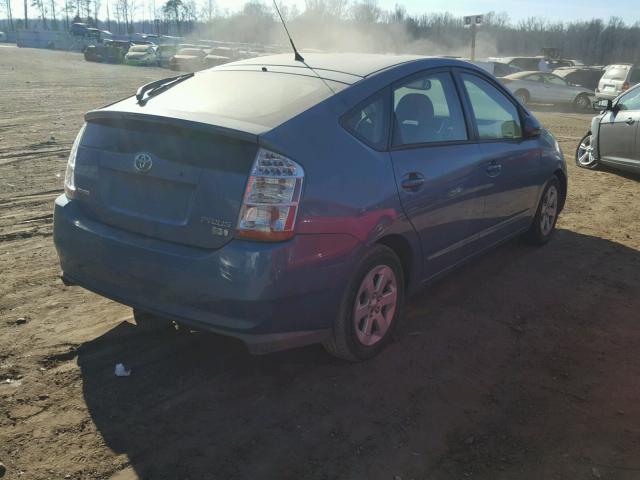 JTDKB20U997852675 - 2009 TOYOTA PRIUS BLUE photo 4