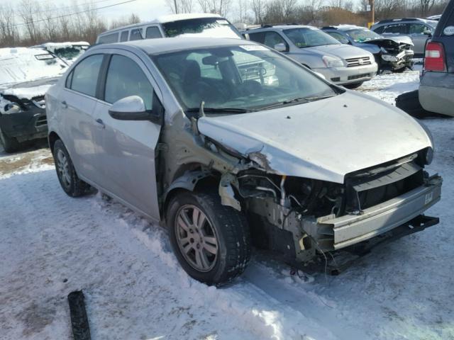 1G1JD5SH3D4163399 - 2013 CHEVROLET SONIC LT SILVER photo 1