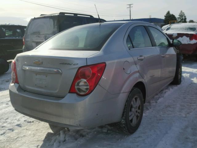 1G1JD5SH3D4163399 - 2013 CHEVROLET SONIC LT SILVER photo 4