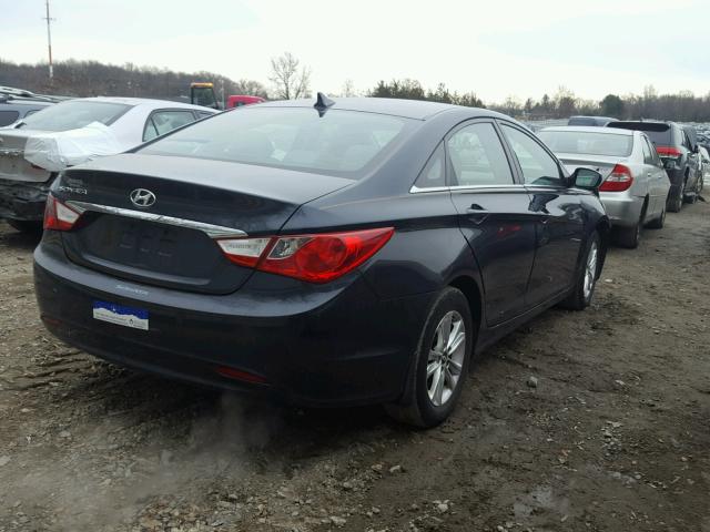 5NPEB4AC6BH285986 - 2011 HYUNDAI SONATA GLS BLUE photo 4