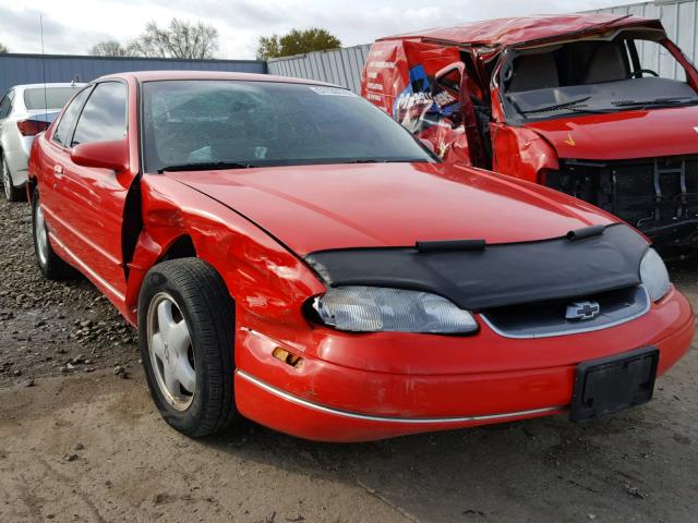 2G1WW12M8X9289166 - 1999 CHEVROLET MONTE CARL წითელი ფოტო 1