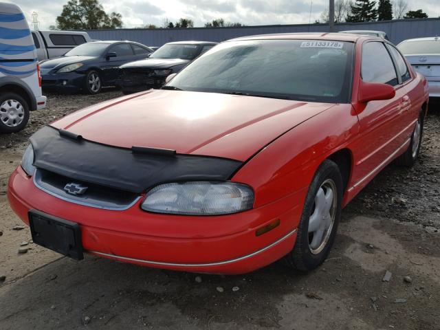 2G1WW12M8X9289166 - 1999 CHEVROLET MONTE CARL RED photo 2