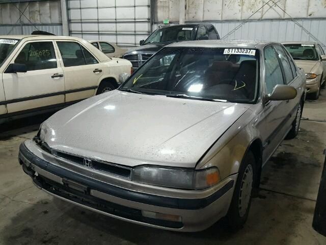 1HGCB7558MA187624 - 1991 HONDA ACCORD LX TAN photo 2